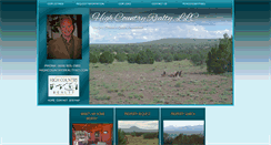 Desktop Screenshot of highcountryrealtyaz.com